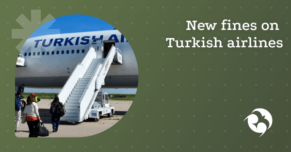 Turkish airlines impose fines for violating safety rules