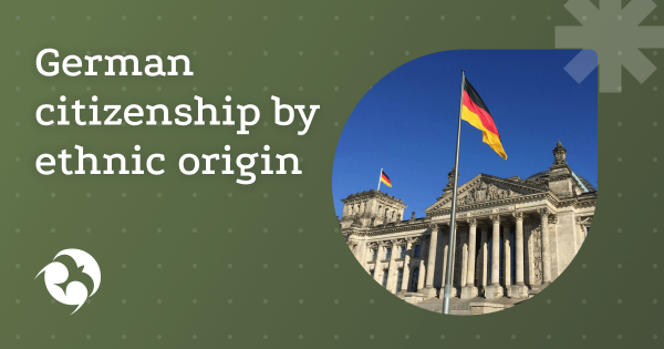 German citizenship by ethnic roots