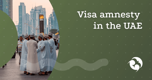 You may not pay a fine in the UAE with an expired visa